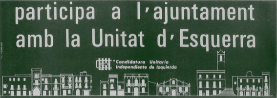 cartel elecciones municipales